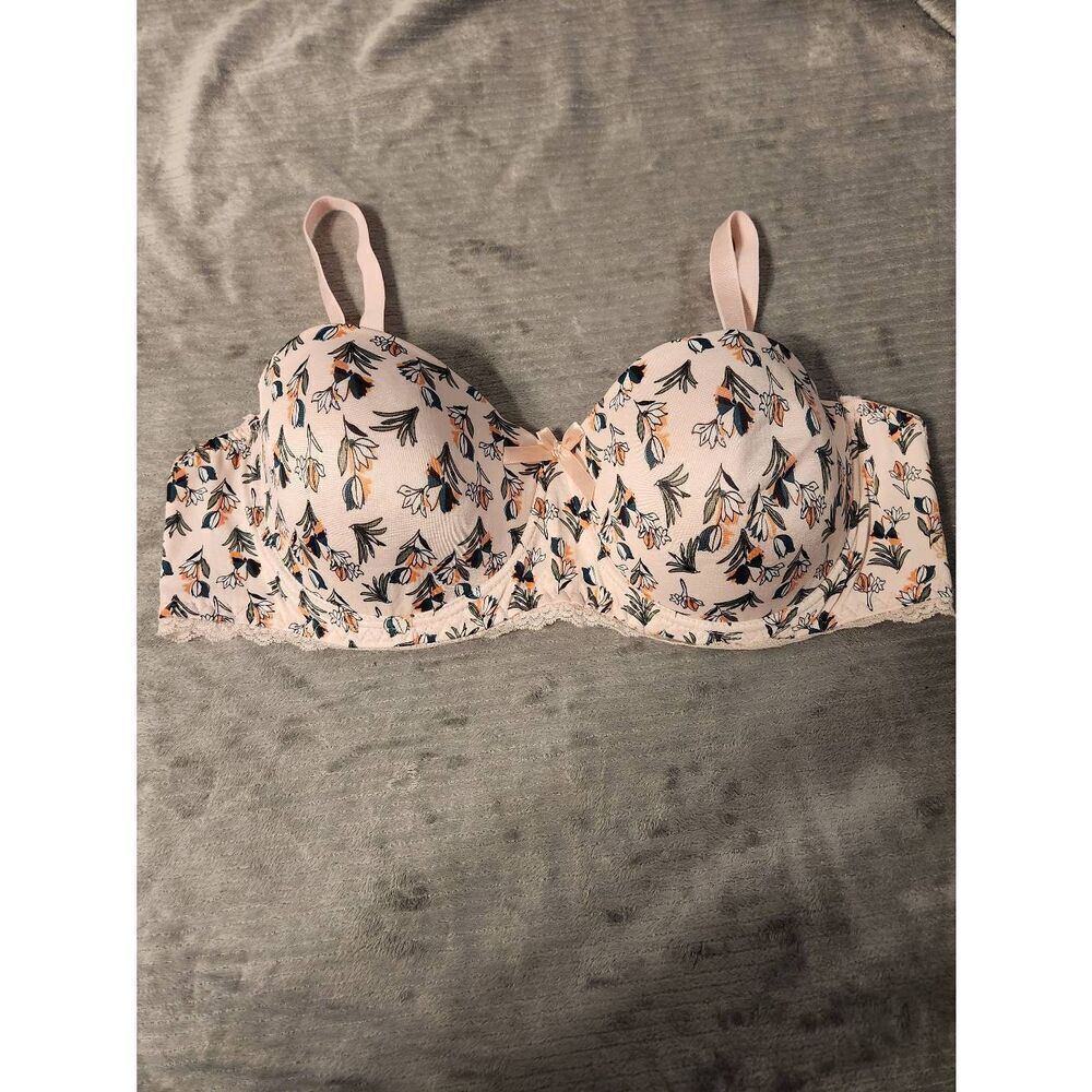 Chinese Laundry size 40DD Floral Strapless Bra